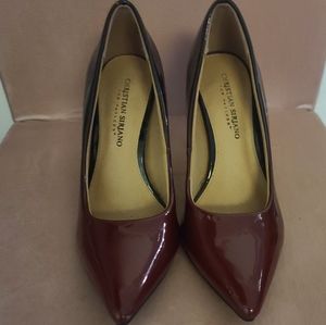 Crimson Heels size 7.5